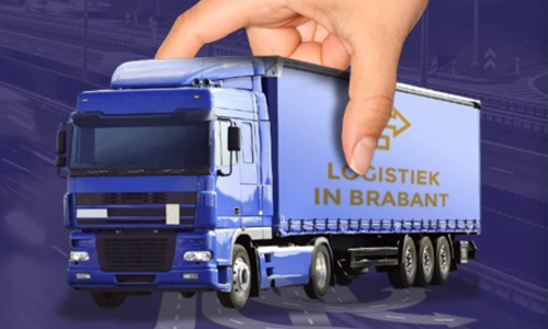 Foto Logistiek in Brabant, hand houdt vrachtwagen vast.png